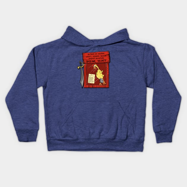 Pirate invasion Kit Kids Hoodie by Manoss